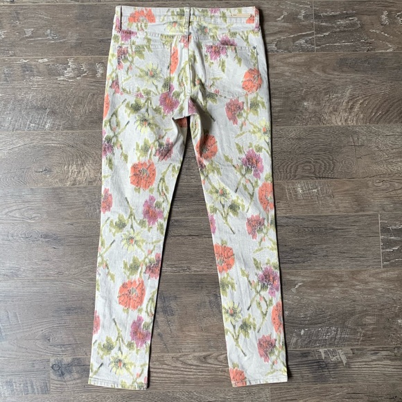 ANTHRO PILCRO Ikat Floral STET Skinny Jeans 27 - Picture 7 of 12